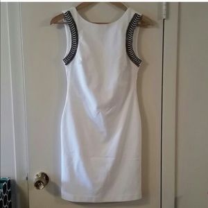 Zara TRF white mini dress